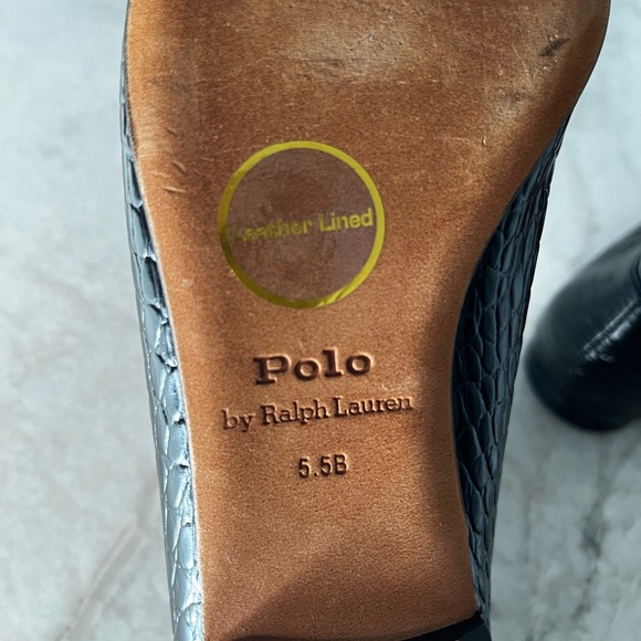 Ralph Lauren Polo LEATHER ballet flats - Picture 12 of 13
